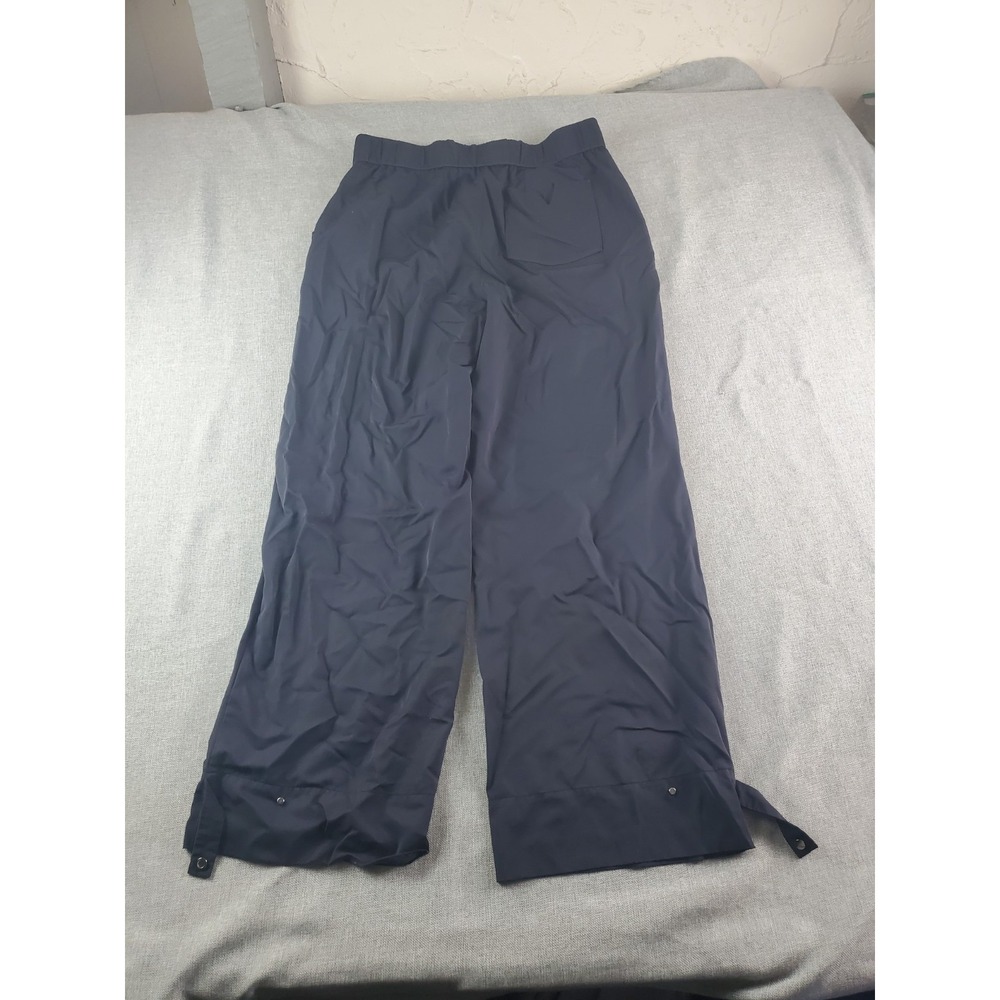 ADAY Cool Cat Pants Size Medium Black Cooling Adjustable Snap Hem High Rise - Picture 3 of 12